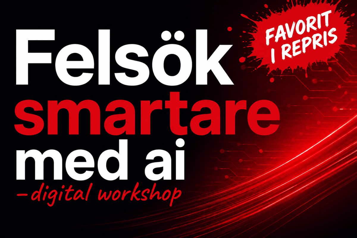 Fejlsøg smartere med AI – digital workshop