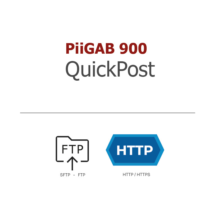 PiiGAB QuickPost (Ftp, Sftp, Http, Https)-licens – aktivering