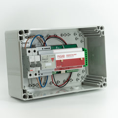 Kapsling med 24V-transformer og afbryder, 300x200, IP65