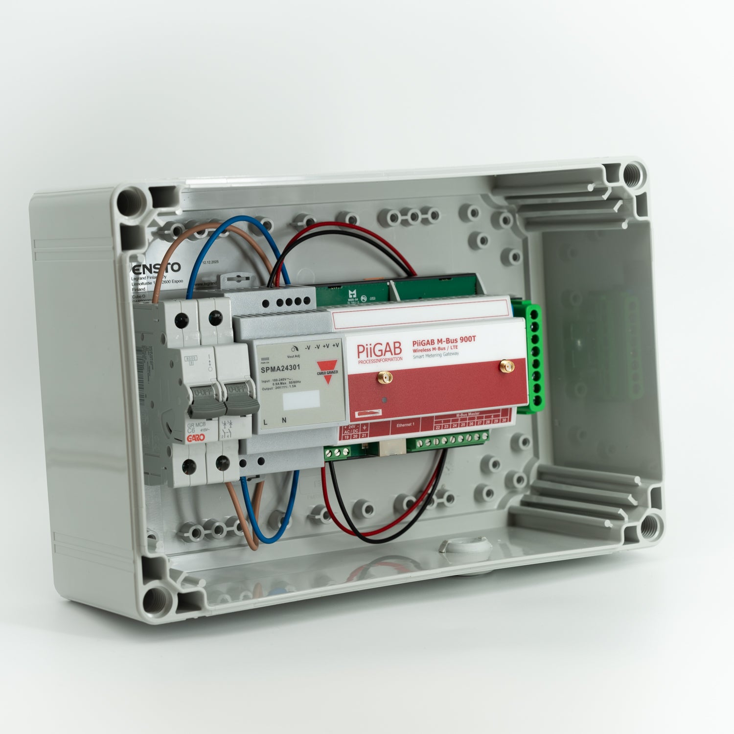 Kapsling med 24V-transformer og afbryder, 300x200, IP65