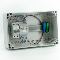 Kapsling med 24V-transformer og afbryder, 300x200, IP65