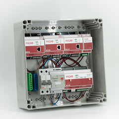 Kapsling med 24V-transformer og afbryder, 300x300, IP65