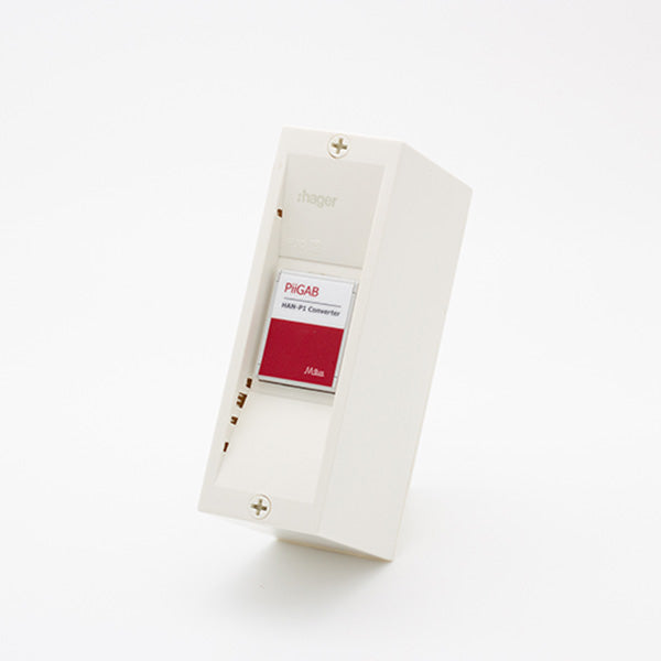 Kapsling til PiiGAB P1/HAN-P1 Converter 55x160 mm IP30