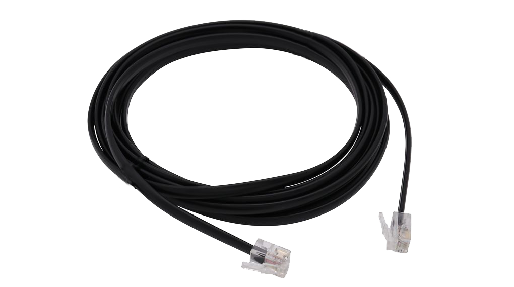 Kabel RJ12 hanstik/RJ12 hanstik, 5 m