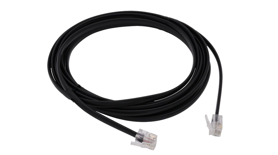 Kabel RJ12 hanstik/RJ12 hanstik, 1 m
